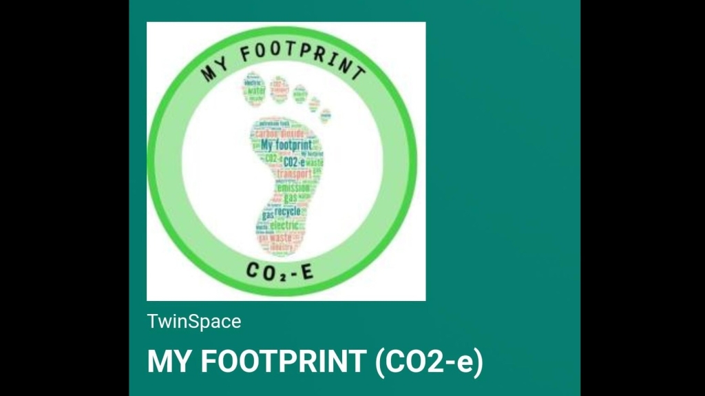 My Footprint (CO2-e) e-Twinnig Projemiz
